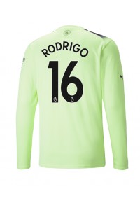 Manchester City Rodri Hernandez #16 Fotballdrakt Tredje Klær 2022-23 Lange ermer